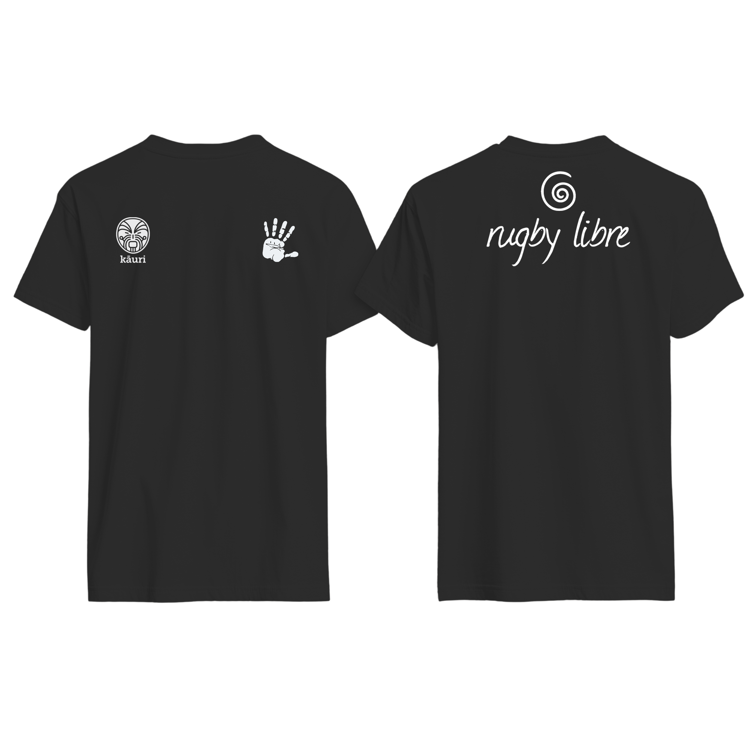 Camiseta Rugby Libre Negra