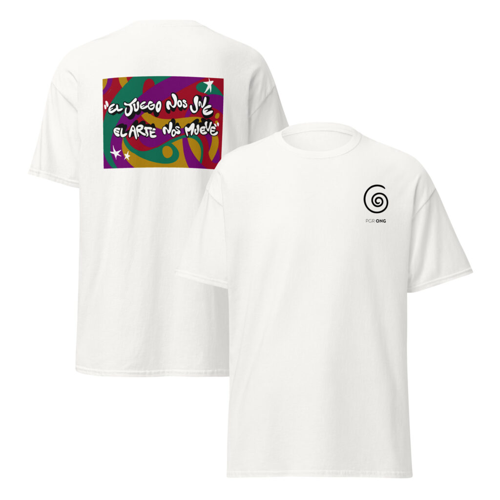 Camiseta clásica unisex EL JUEGO NOS UNE EL ARTE NOS MUEVE